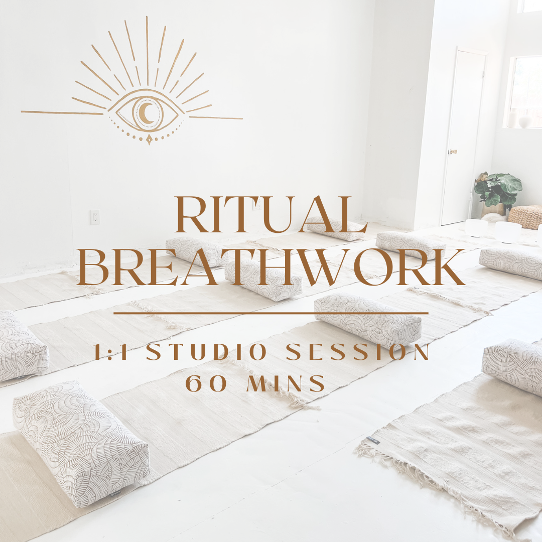 1:1 Ritual Breathwork + Vibrational Healing Journey- 60 min