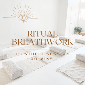 1:1 Ritual Breathwork + Vibrational Healing Journey- 90 min