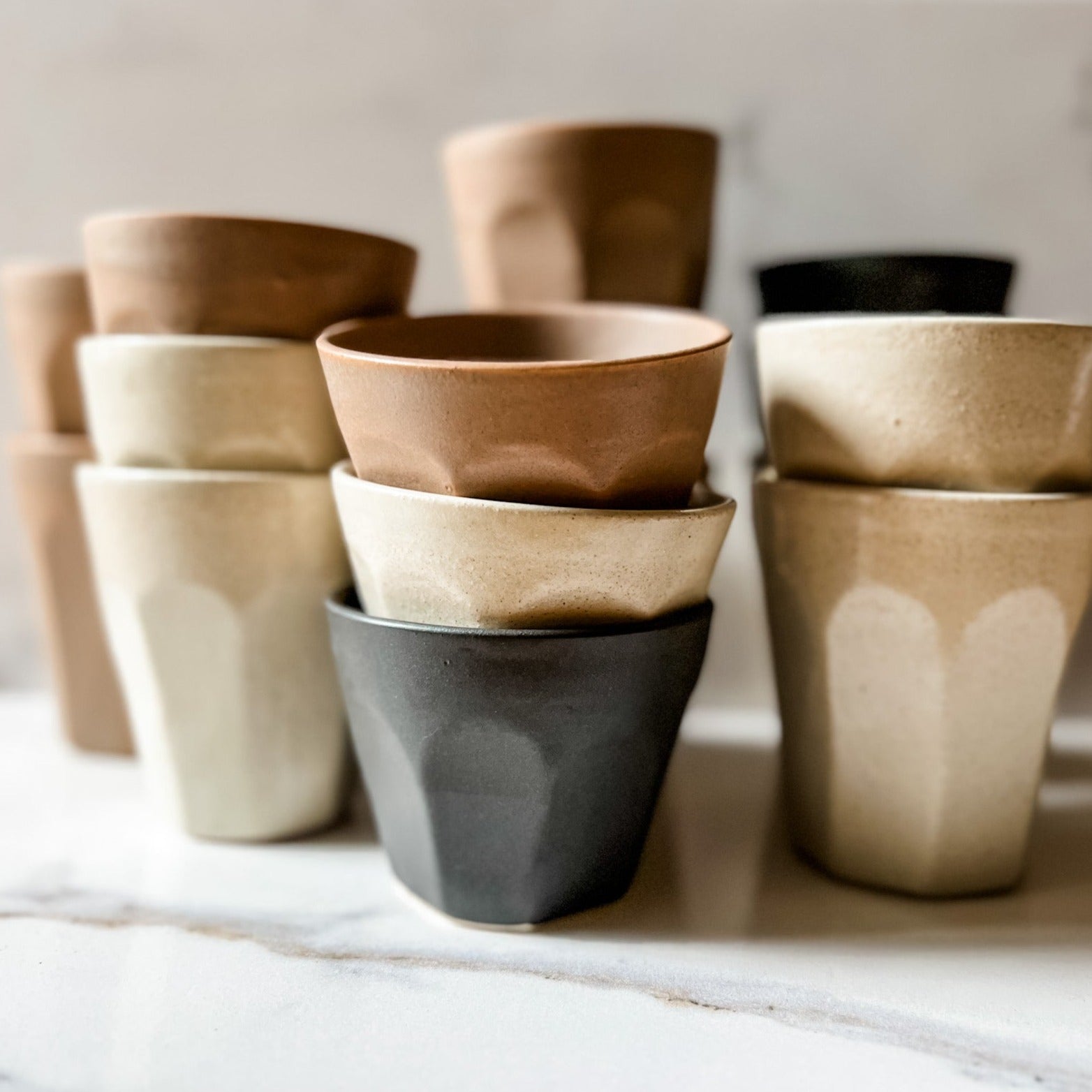 Daily Ritual Fluted Tumbler Small - Piedra Blanca Collection